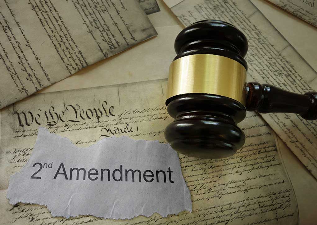 674696206 featured image Gavel on US Constitution with Second Amendment text