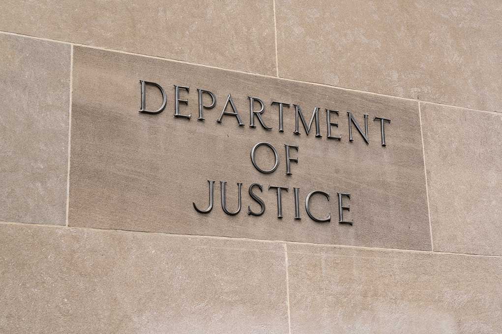 693016663 featured image Department of Justice sign on stone building