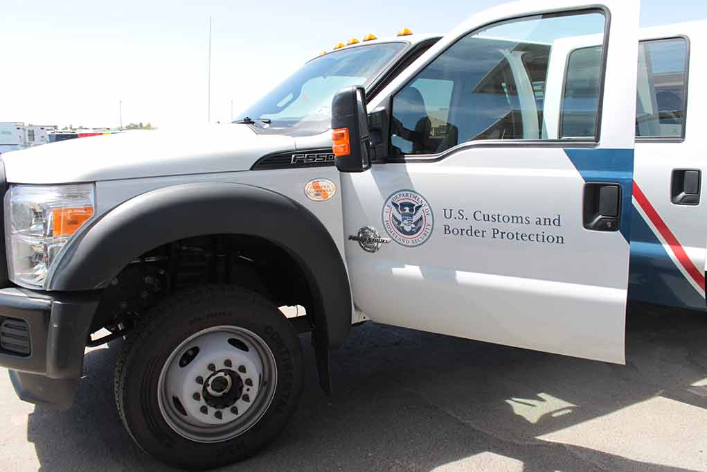 1434041024 featured image U S Customs and Border Protection truck with open door