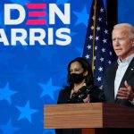 MAJOR Diplomatic Rift Triggers Humanitarian Crisis Two people speaking at a Biden Harris event