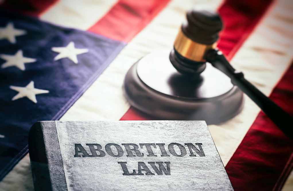 2182069301 featured image Book titled Abortion Law gavel American flag background