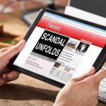 Addictive Drink Scandal: Opioid-Like Risks Exposed Person reading news headline Scandal Unfolds on tablet