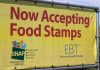 SNAP Meltdown: MILLIONS Left Hanging! Yellow sign now accepting food stamps EBT SNAP