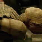 Historic TOMB Collapse Imminent – Race Against Time Close-up of an Egyptian mummy displayed in a museum