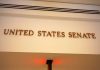 Coup Fears EXPLODE – Senator’s Bombshell Military Comment Sign displaying United States Senate in a government building