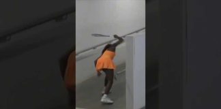 Tennis Star Smashes Racket in Frustration After Upset Loss
