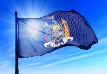 Mamdani’s Admin Blasts Home Ownership as ‘White Supremacy’ New York state flag waving against a blue sky