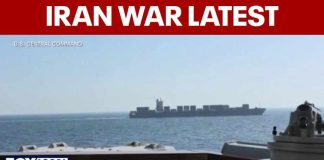 Marines STORM Iranian Ship - Rappel From Choppers