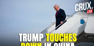 Trump Lands In Beijing With A Bang, Xi Under Pressure! Trump set to arrive in Beijing for China summit with Xi Jinping