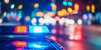Disabled 8-Year-Old ABANDONED – See What She Survived On! Police car with flashing lights at night.