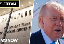 LIVE: See Donald Trump's name come off the Kennedy Center as it happens