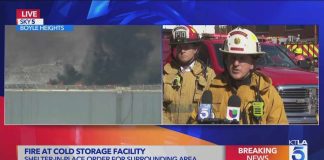 Toxic Plume Blankets City- Fire RAGES On L.A. fire officials provide update on major fire at Boyle Heights facility