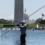 Former Olympian arrested for allegedly vandalizing Lincoln Memorial Reflecting Pool