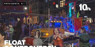 Rhode Island Pride to review float depicting mayor dangling in front of road roller