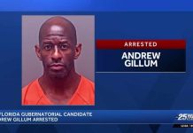Ex-Florida gubernatorial candidate Andrew Gillum arrested for drug possession in Alabama