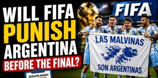 Disgusting Banner Waved During World Cup Match Argentina’s Political Banner controversy explained | World Cup semi final 2026