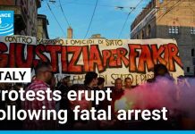 Protests erupt in Bologna after Moroccan man dies under police restraint • FRANCE 24 English