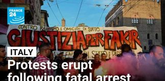 64 Officers Assaulted During Migrant Riots! Protests erupt in Bologna after Moroccan man dies under police restraint • FRANCE 24 English
