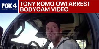 Bodycam Standoff: NFL Star’s Arrest Video Leaked Bodycam Video Released in Tony Romo OWI Arrest