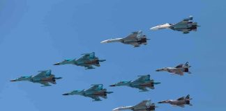 Trump Considers Selling F-35’s to Muslim Country A formation of military jet fighters flying in a clear blue sky