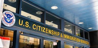 Brawl Erupts During Congressional Hearing – CHAOS! US Citizenship and Immigration Services building entrance
