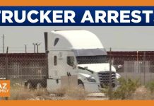 Border patrol arrests dozens of semi-truck drivers in US illegally