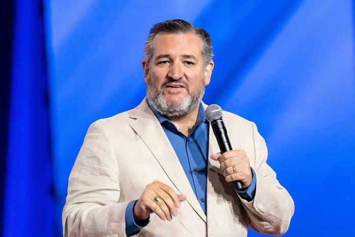 man in beige blazer speaking into a microphone