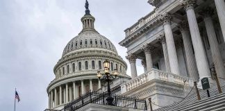 US Capitol building dome and steps