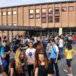 14 Frat Bros BUSTED In Major Trafficking Sting Operation Students gathered outside a school building entrance