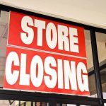 Beloved Chain BANKRUPT – Shuts ALL Locations! Storefront with red store closing sign