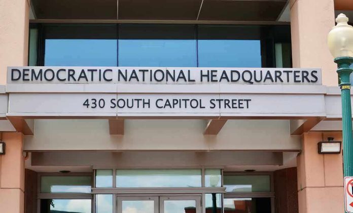 Entrance to Democratic National Headquarters building
