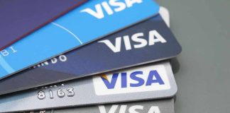 ActBlue Just Outed Itself With Damning New Move Visa credit cards stacked in a fanned arrangement