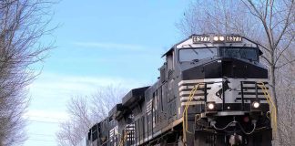 Forgotten Wartime Law Revived In Desperate Gas Play Freight train locomotive on a wooded track