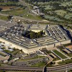 Aerial view of the pentagon