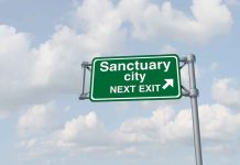 Sanctuary city sign