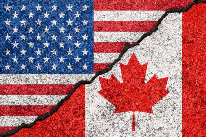 1118552855 featured image USA and Canada flag divided by crack