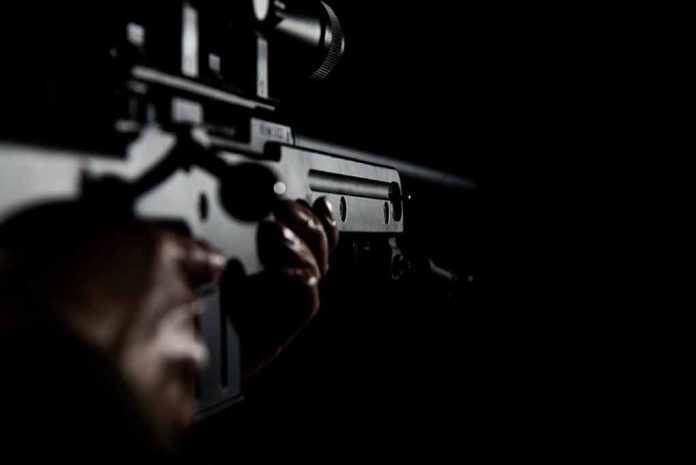 1908656932 featured image Person holding a rifle in dim lighting