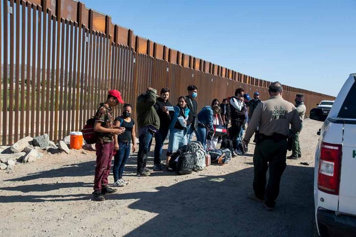 1973414822 featured image Group of people at border wall with patrol agents
