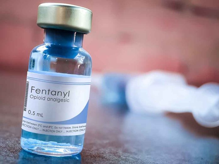 1984338443 featured image Fentanyl vial labeled as opioid analgesic