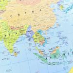 Map of South and Southeast Asia countries