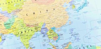 Map of South and Southeast Asia countries