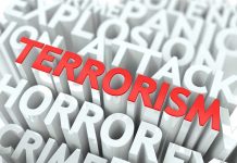 The word Terrorism highlighted among other words.
